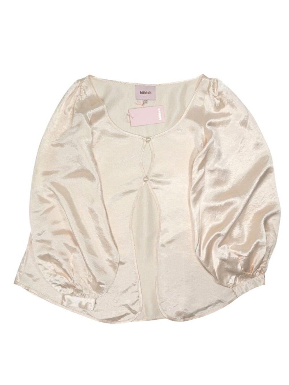 Bubish Penelope Curved Blouse in Ivory